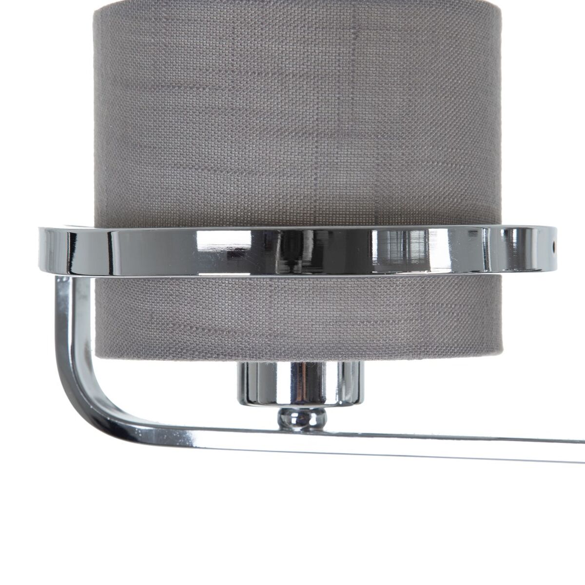 Taklampa Grå Silvrig linne Metall Järn 220-240 V 52 x 50 x 44,5 cm - 9