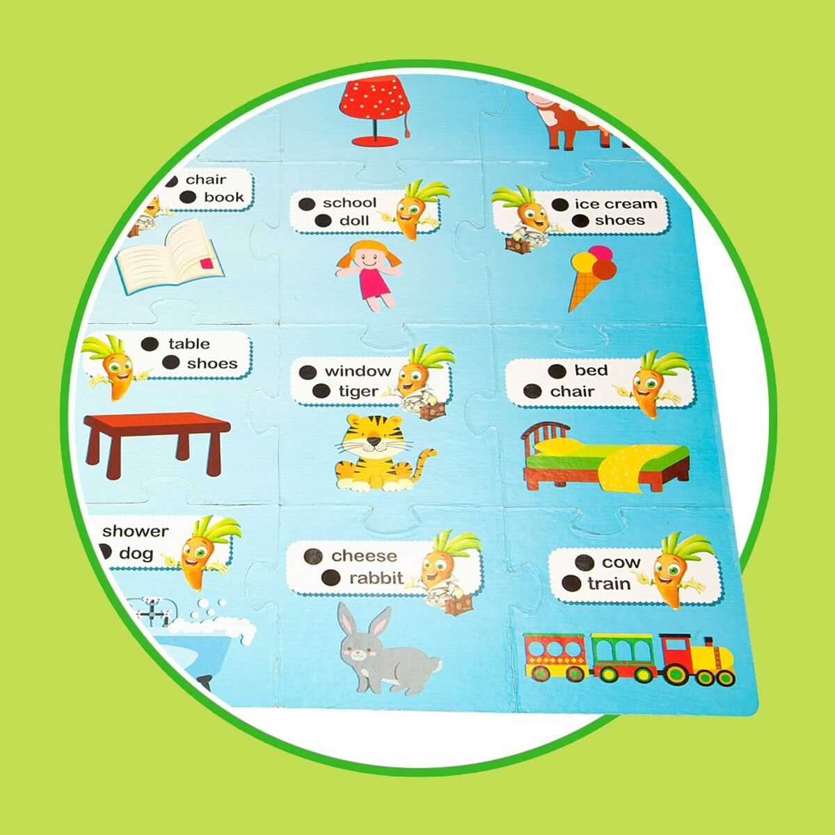 Utbildningsspel Lisciani Giochi Carotina Baby Happy English 4,5 x 14,5 x 3 cm Elektronik Pussel (6 antal) - 13
