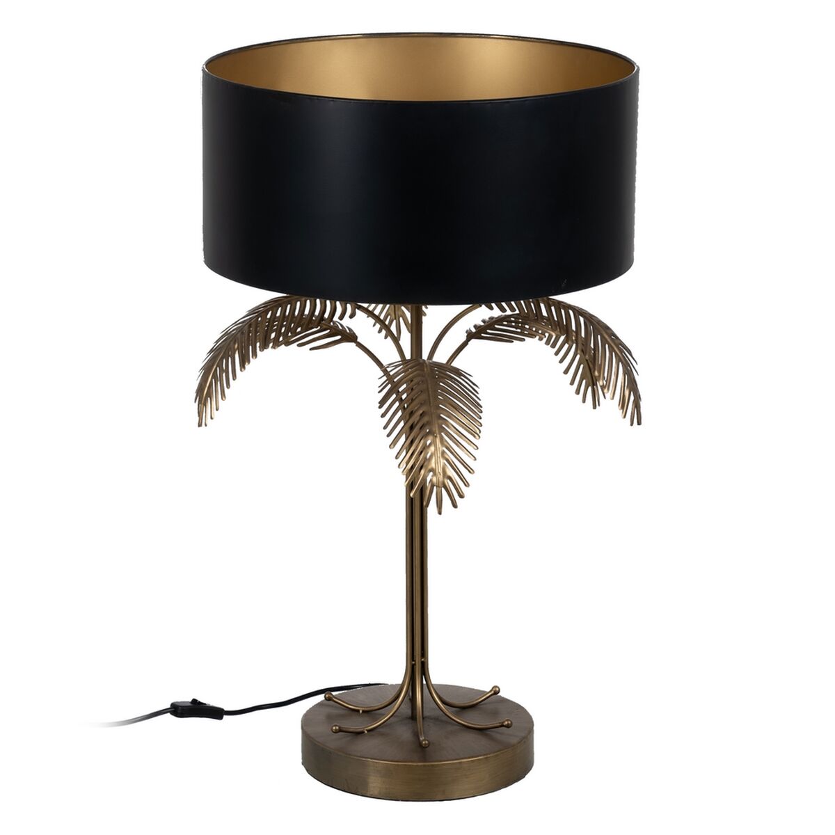 Bordslampa Svart Gyllene 220 -240 V 45 x 45 x 76 cm