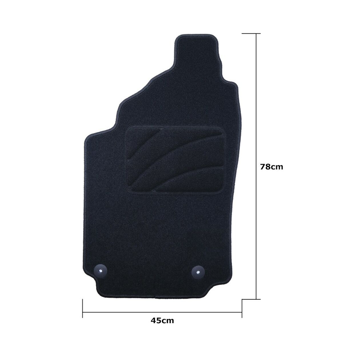 Set med bilgolvmattor OCC Motorsport OCCD0022 5 Delar - 6