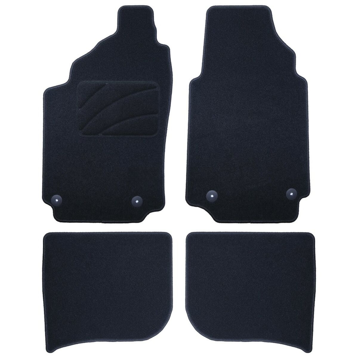 Set med bilgolvmattor OCC Motorsport OCCD0022 5 Delar