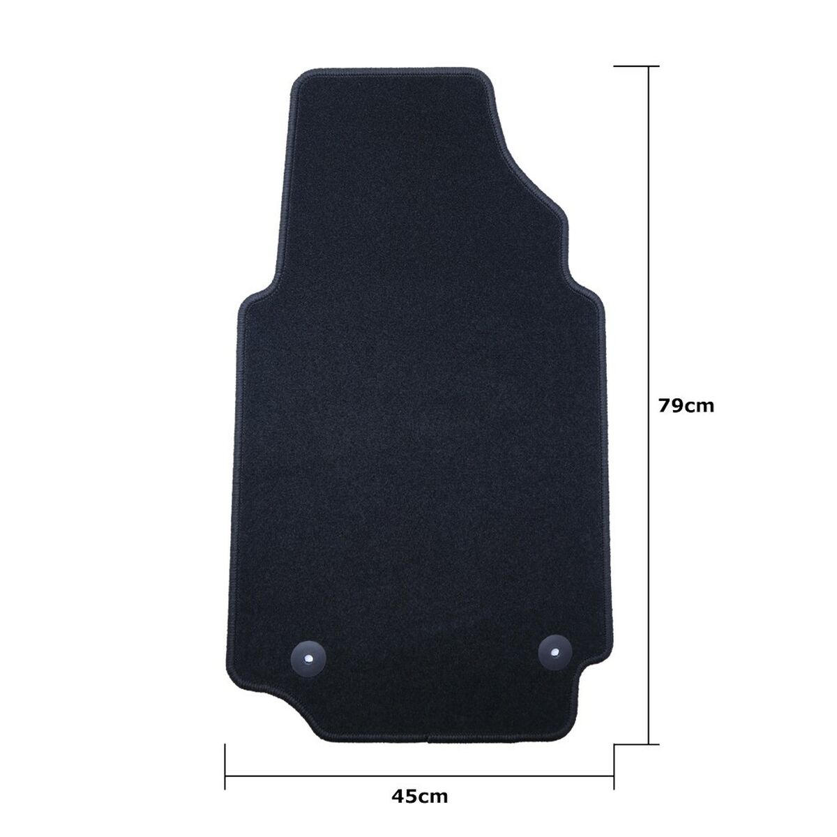Set med bilgolvmattor OCC Motorsport OCCD0022 5 Delar - 7