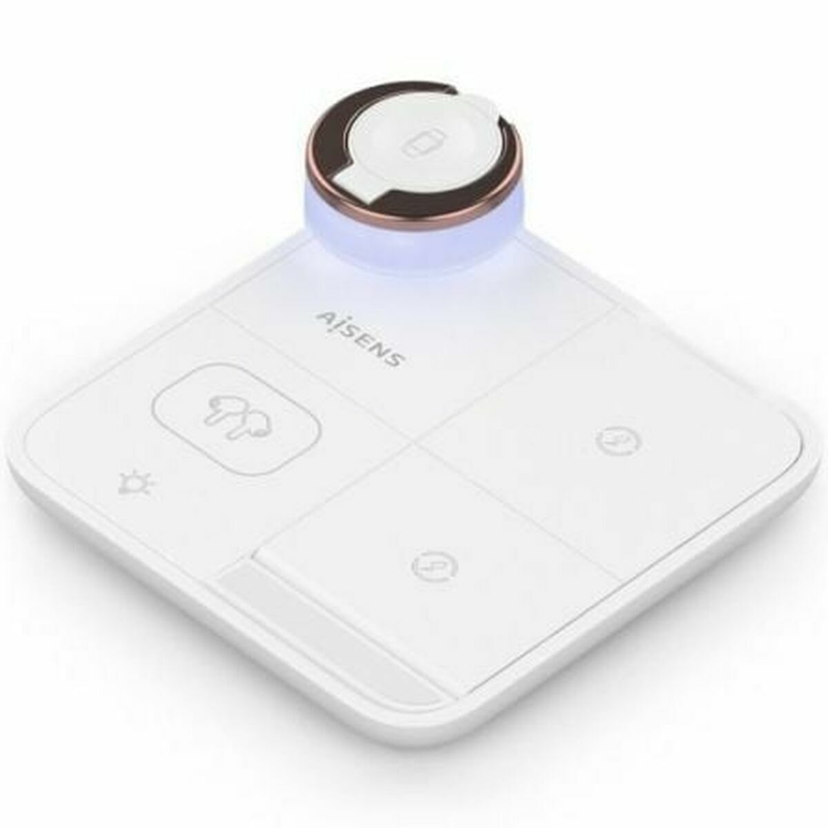 Trådlös laddare Aisens ASCH-15W4WC061-W 15 W Vit - 2