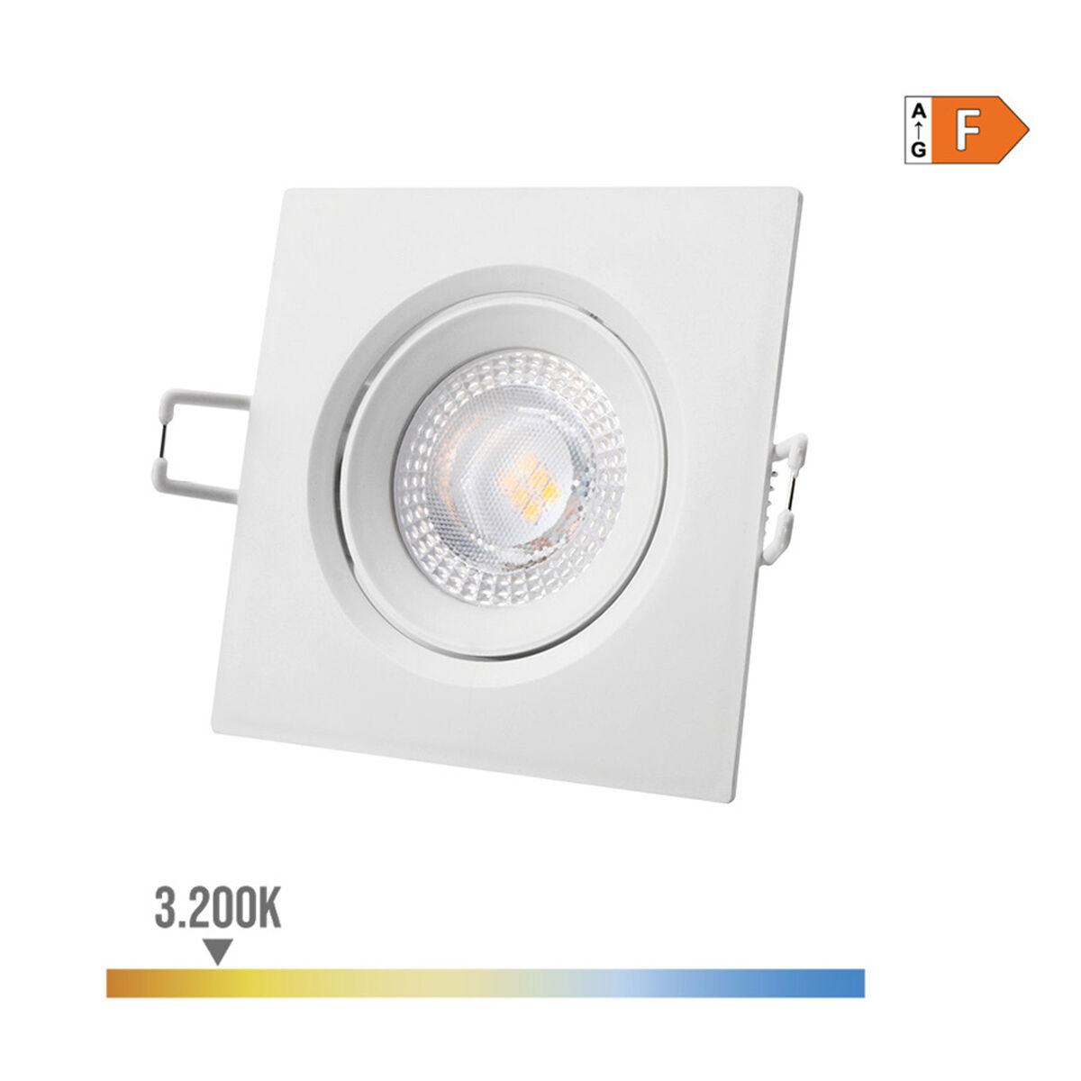 Inbyggt spotlight EDM 31656 Downlight F 5 W 380 lm 3200 Lm (3200 K) - 4