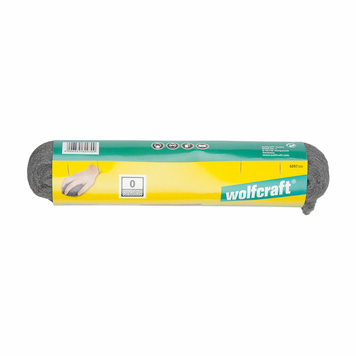 Stålull Wolfcraft 6097000 200 g - 2