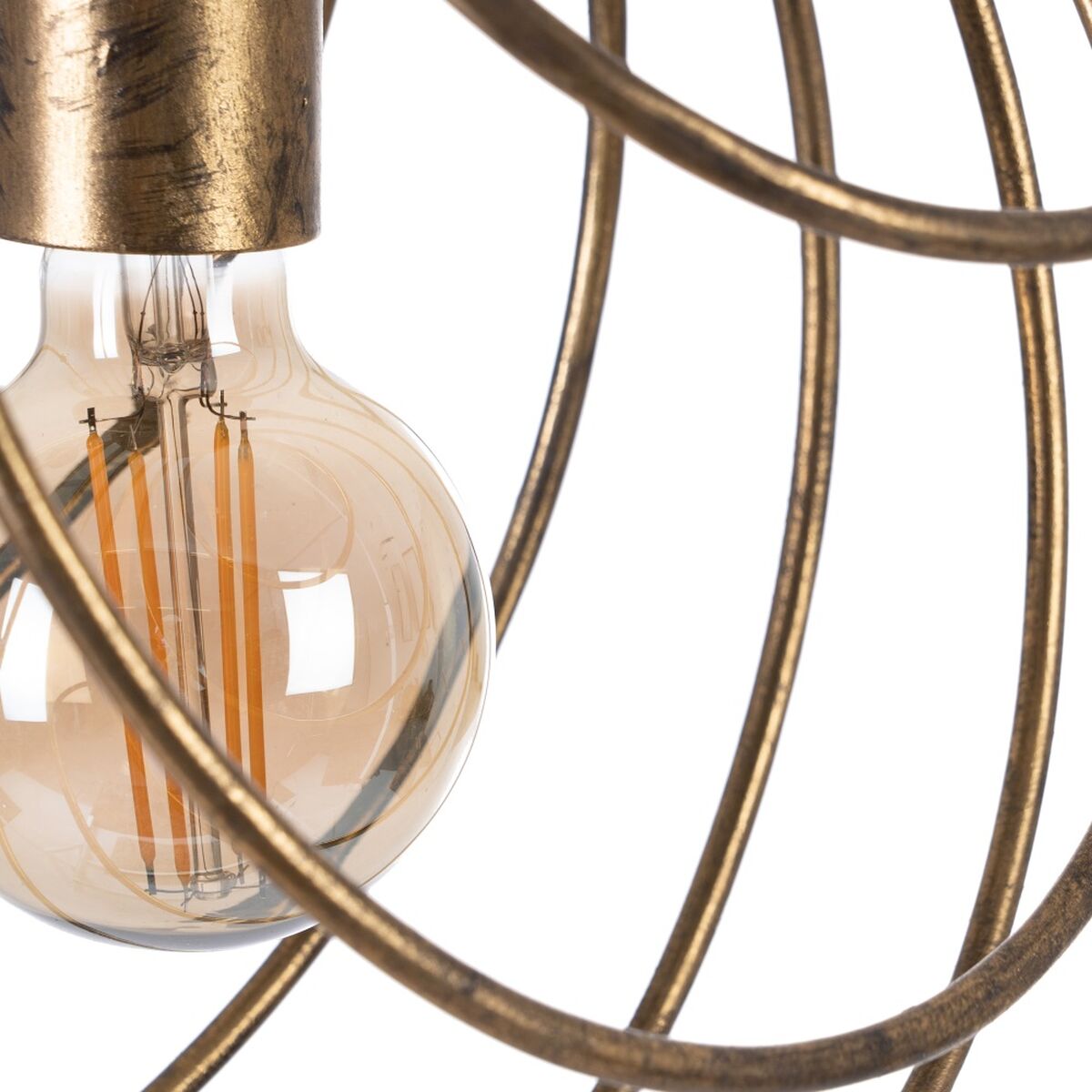 Taklampa Gyllene Järn 40 W 220-240 V 29 x 29 x 31 cm - 3