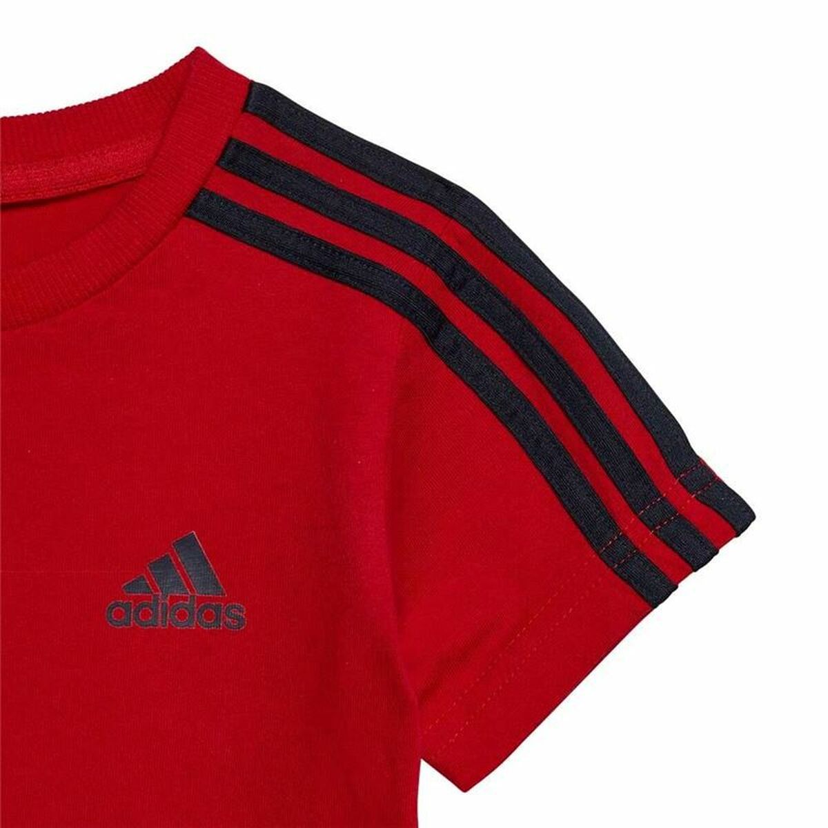 Träningskläder, Barn Adidas 3 Stripes Röd - 2