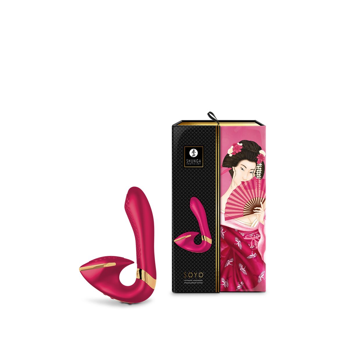 Massagemedel Shunga Soyo Röd Fuchsia - 7