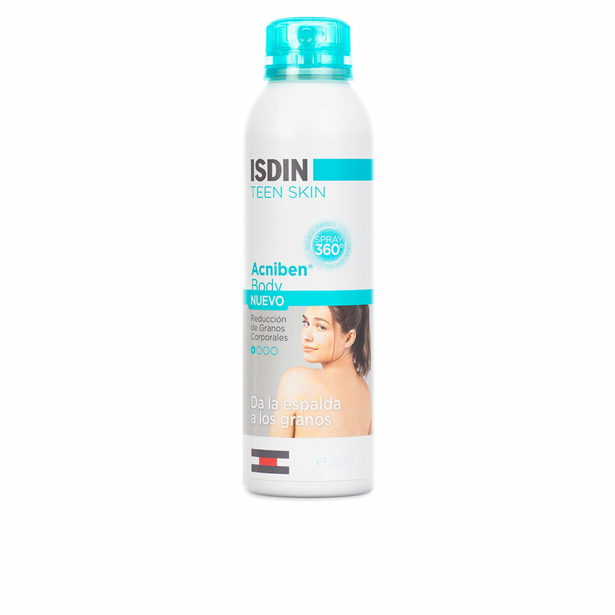 Behandling akne Isdin Acniben Spray Rygg
