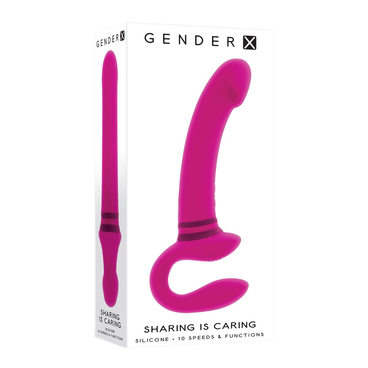 Smekningsapparat Double Penetration Gender X Rosa - 6