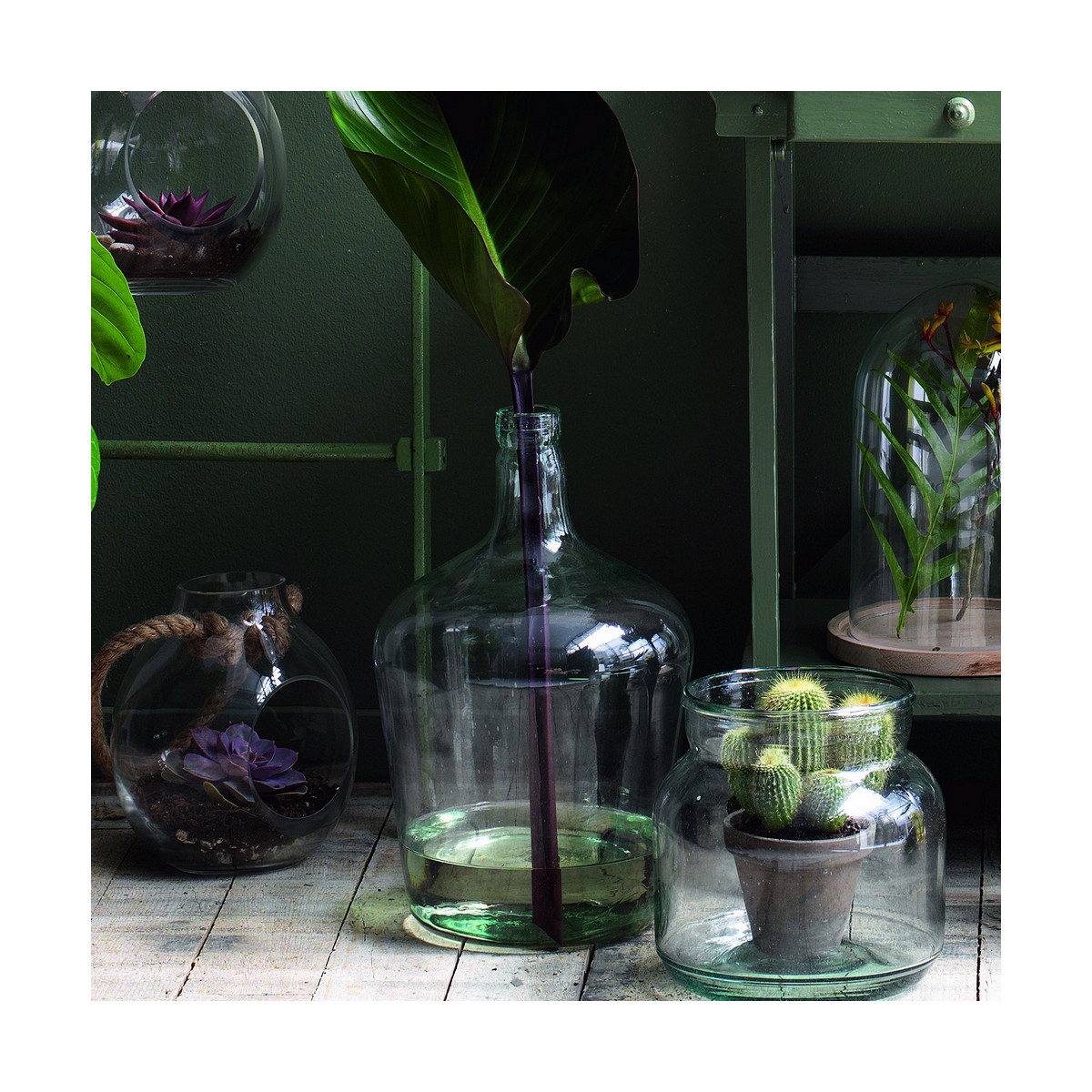 Dekorativ karaff Mica Decorations Diego 4 L Glas Ø 18 cm - 4