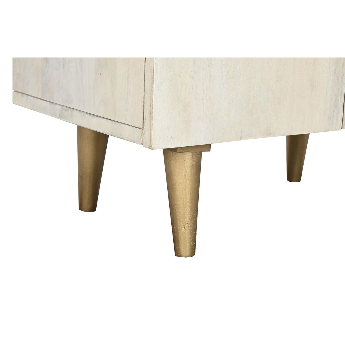Skänk DKD Home Decor 80 x 45 x 140 cm Naturell Vit Mangoträ - 5