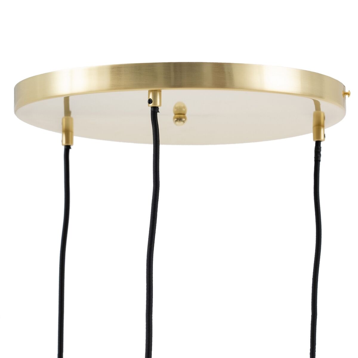 Taklampa 15 x 15 x 120 cm Glas Gyllene Järn Ø 15 cm - 2