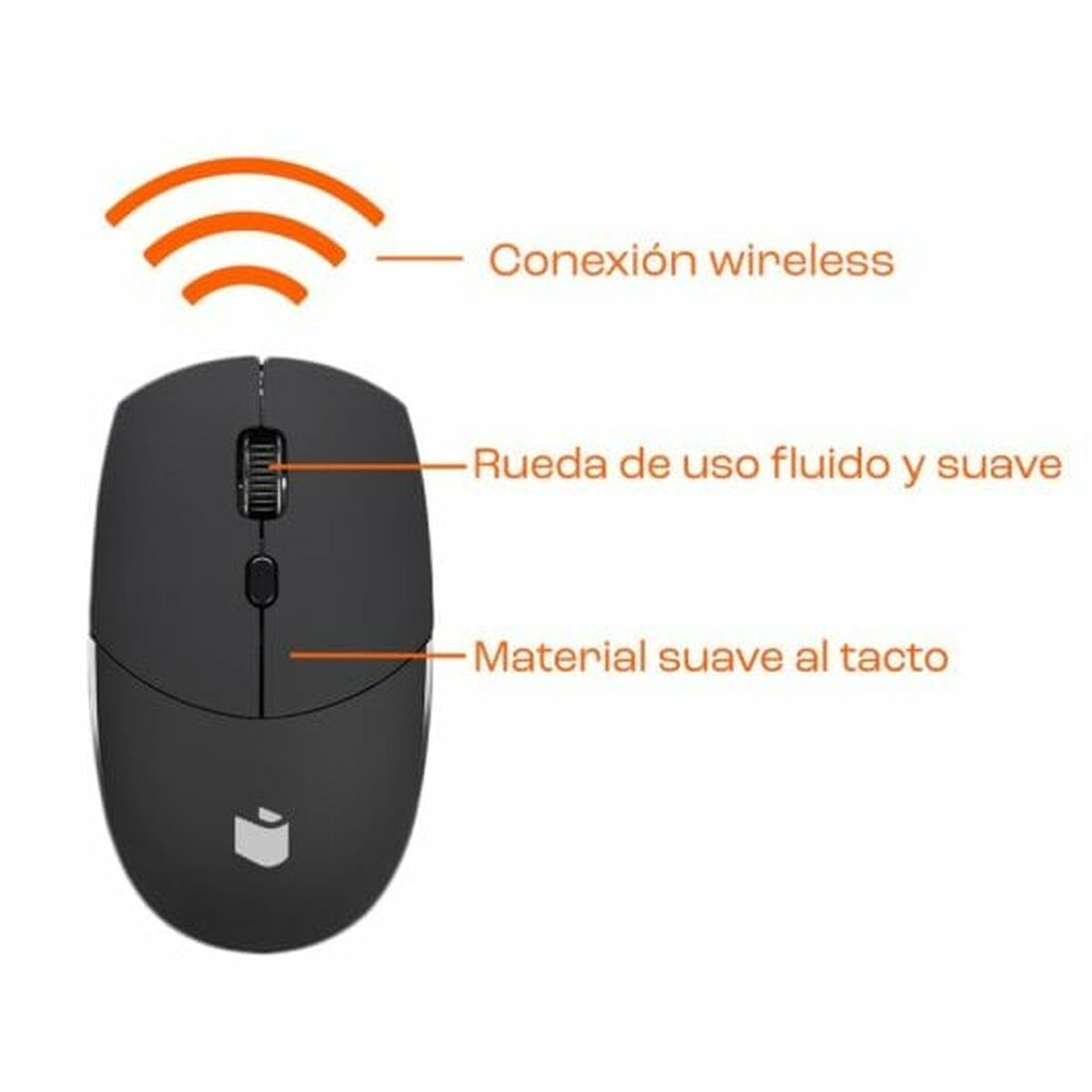 Tangentbord PcCom Essential Svart - 4