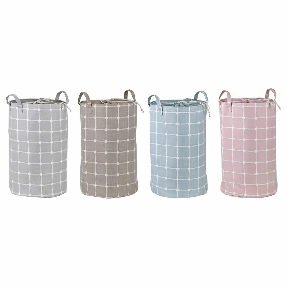 Dekorationslåda DKD Home Decor 35 x 35 x 55 cm Polyester Eva-gummi (4 Delar) - 2