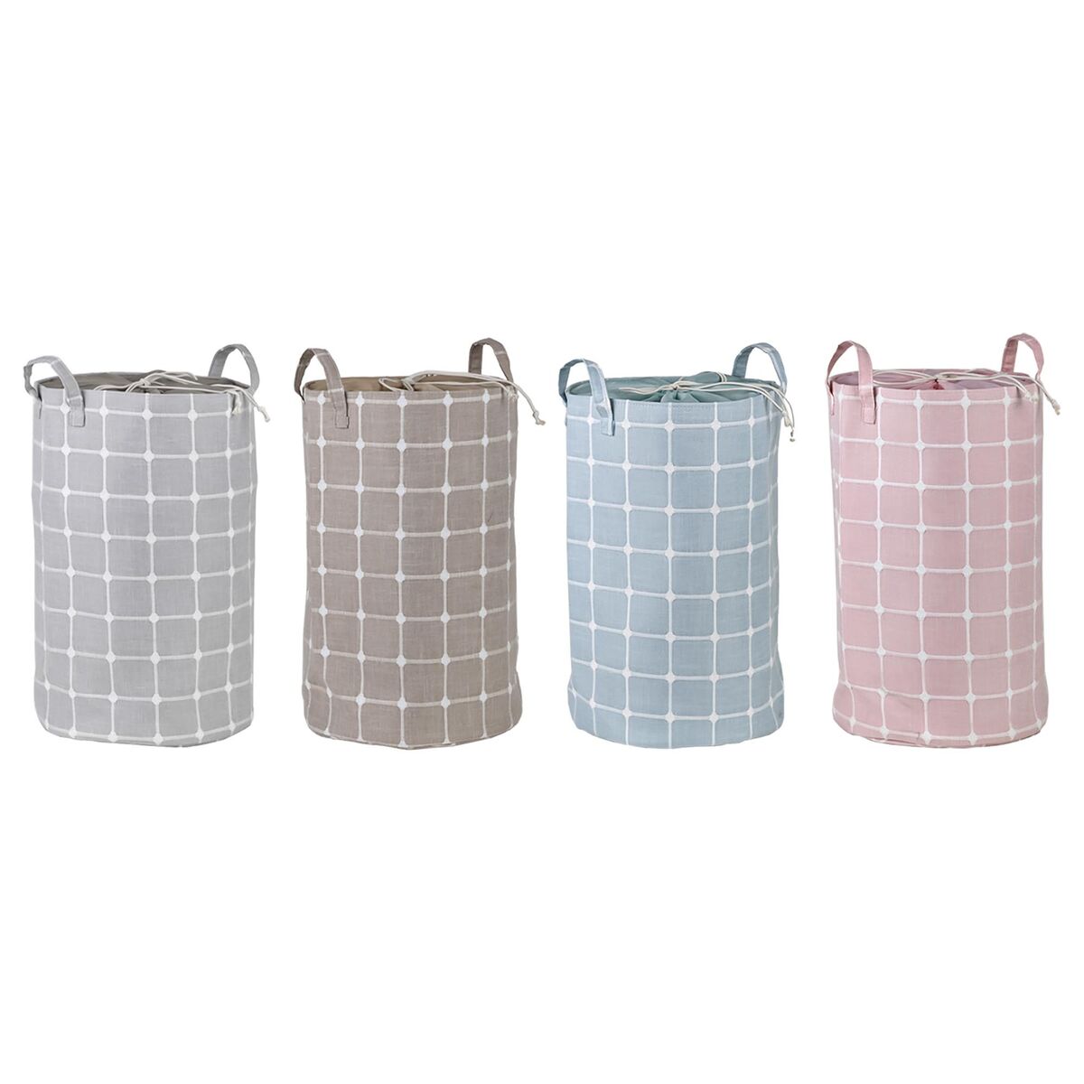 Dekorationslåda DKD Home Decor 35 x 35 x 55 cm Polyester Eva-gummi (4 Delar)