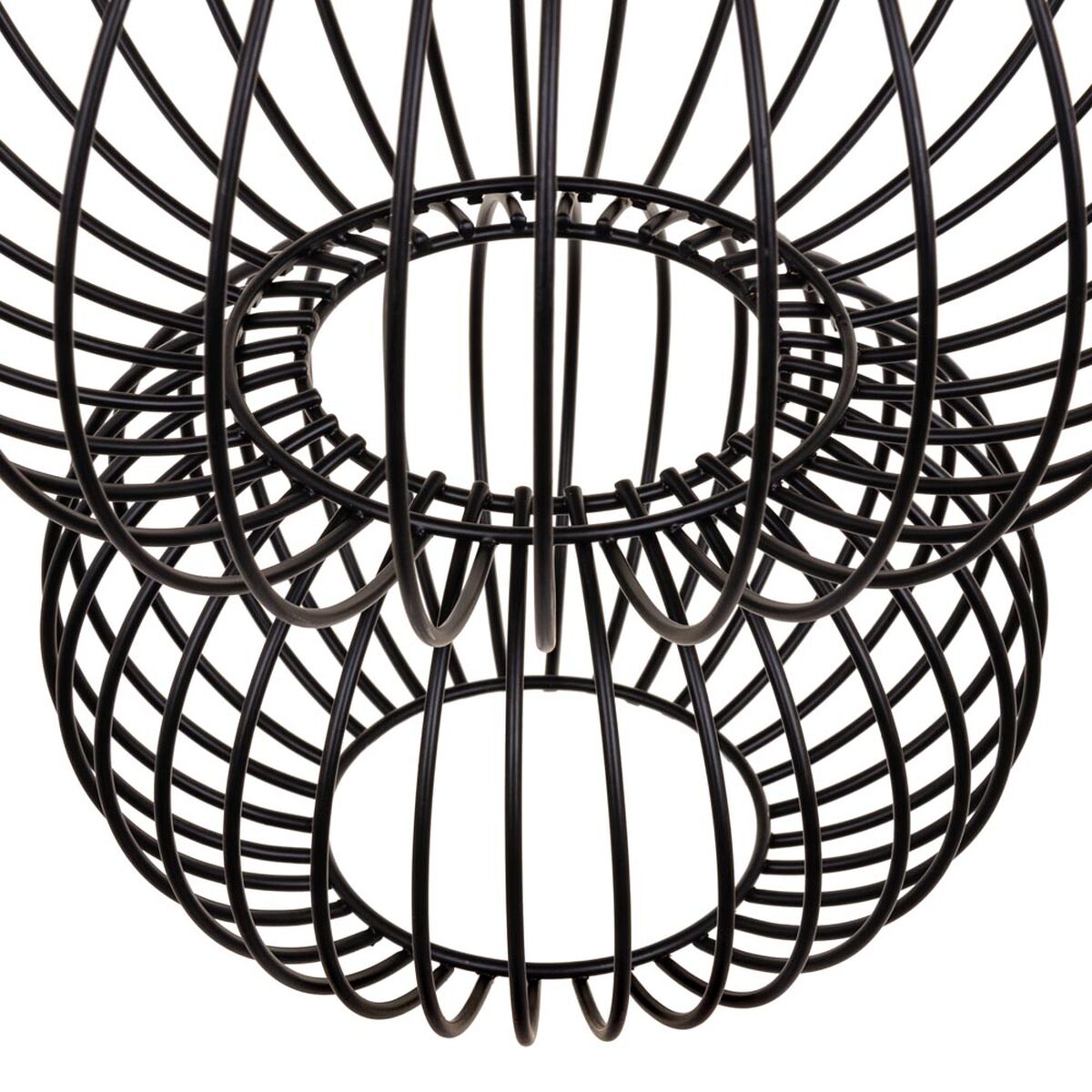 Taklampa 34 x 34 x 51 cm Svart Järn Ø 34 cm - 4