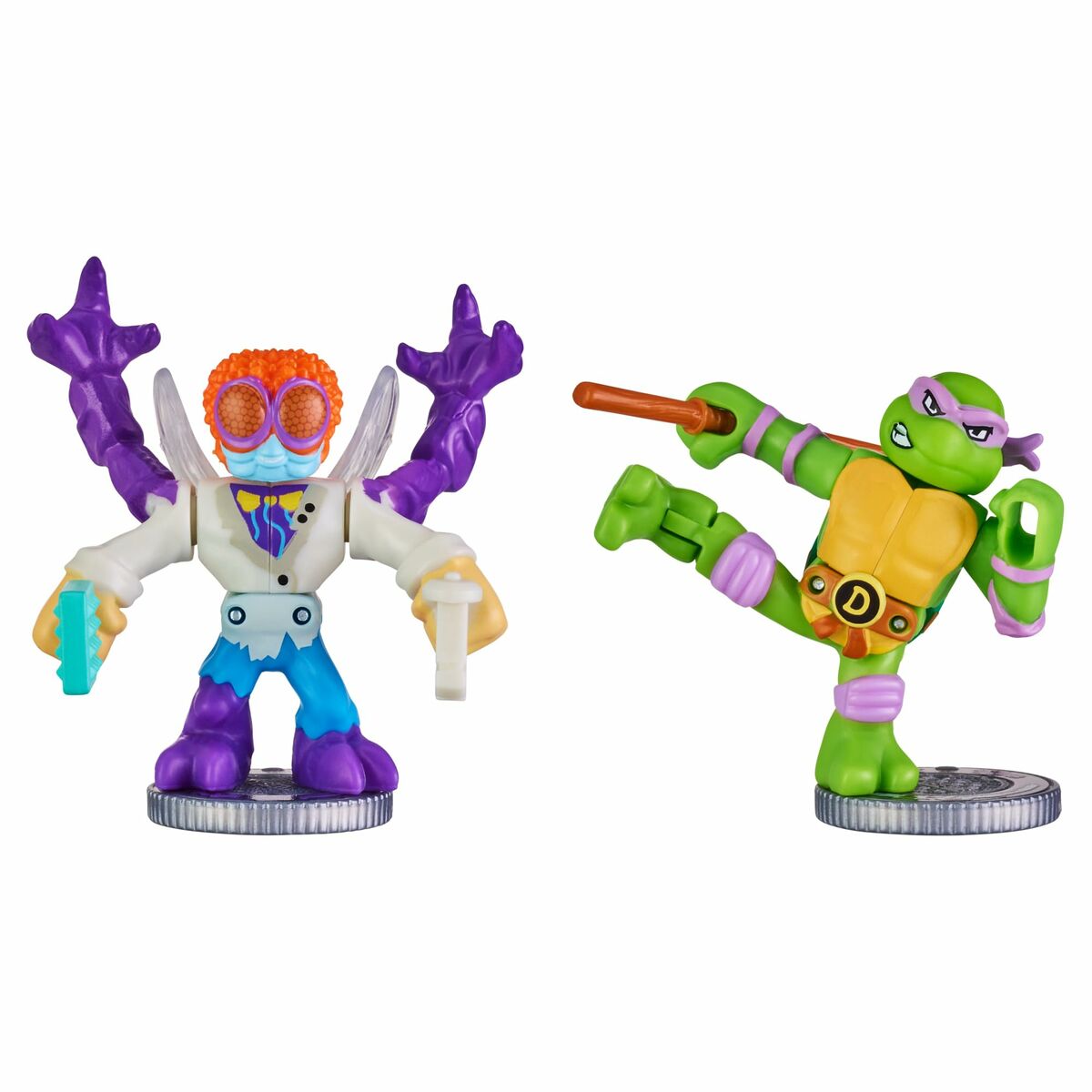Stridsfigurer Teenage Mutant Ninja Turtles Legends of Akedo: Donatello vs Baxter Stockman - 3