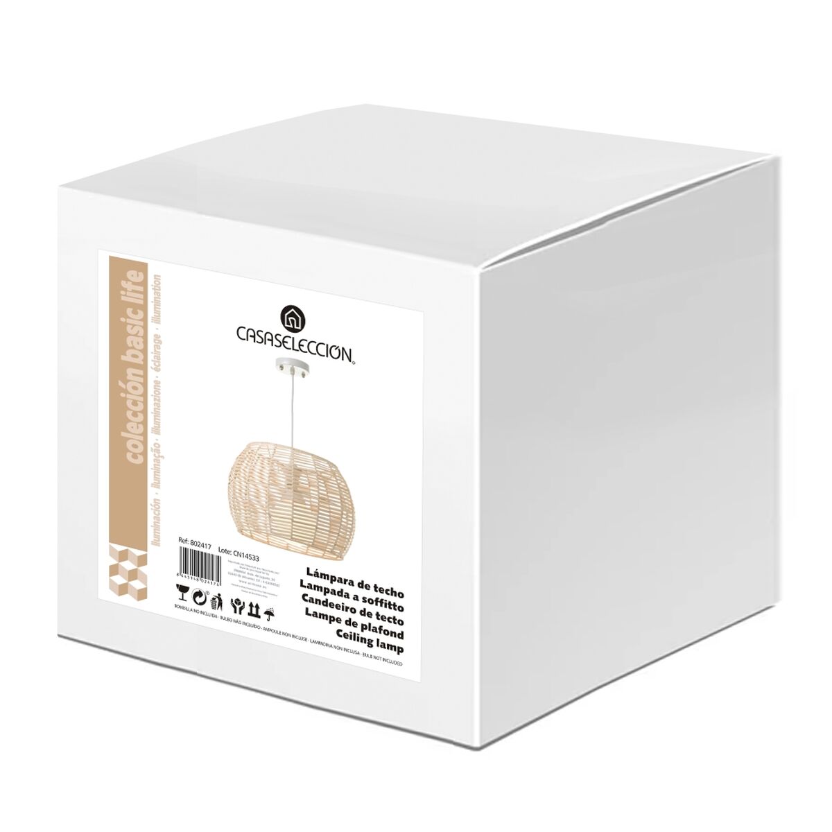 Taklampa Naturell 60 W - 4