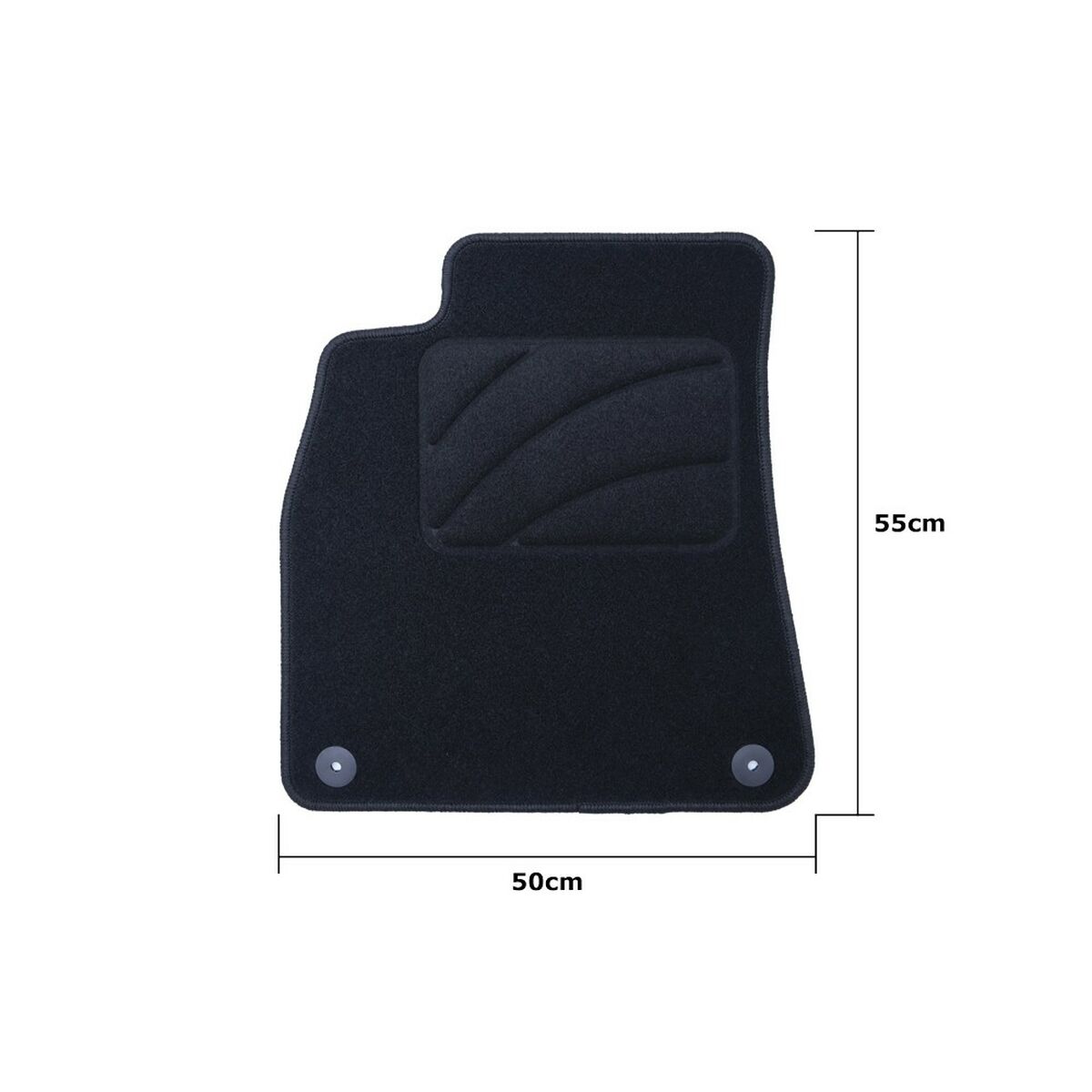 Set med bilgolvmattor OCC Motorsport OCCD0028 5 Delar - 6
