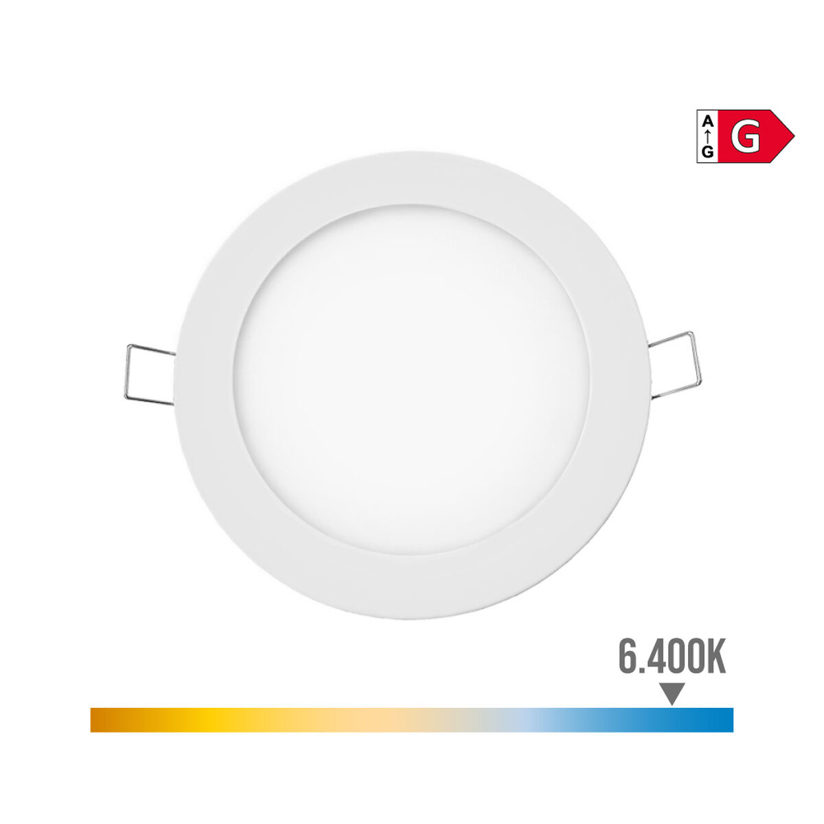 Inbyggt spotlight EDM 31601 Downlight A G 6 W 320 Lm (6400 K) - 4