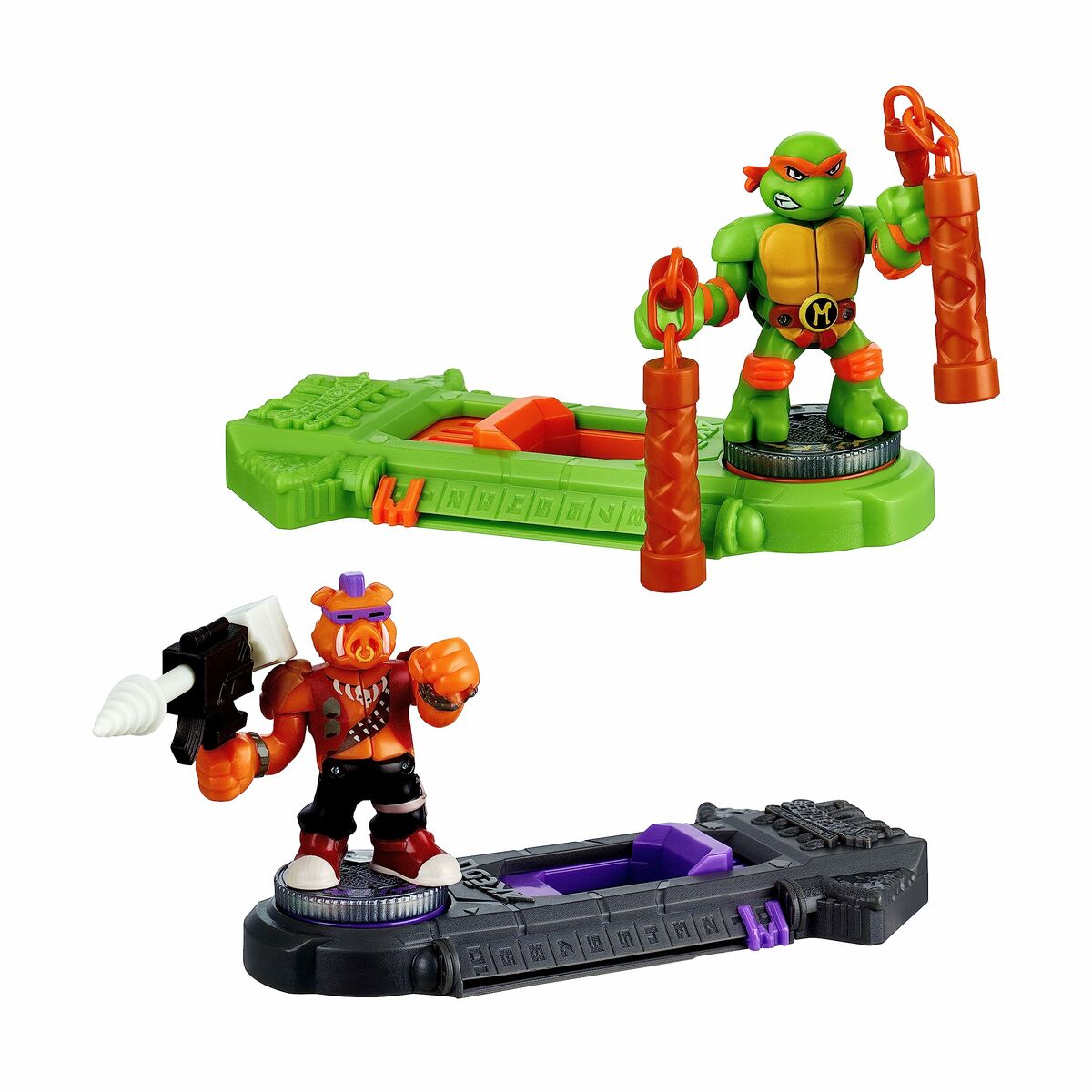 Stridsfigurer Teenage Mutant Ninja Turtles Legends of Akedo: Michelangelo vs Evil Bepop - 2