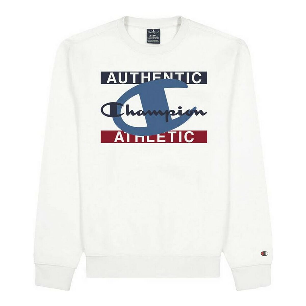 Tröja utan huva Herr Champion Authentic Athletic Vit - 5