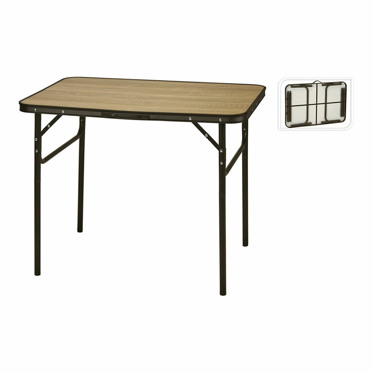 Fällbord Lifetime Brun Svart 90 x 60 x 70 cm - 2