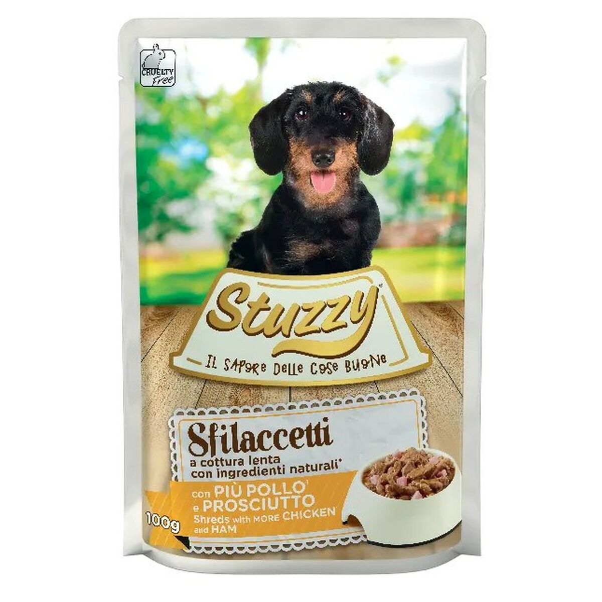 Våt mat Agras Pet Foods Sfilaccetti Kyckling 100 g