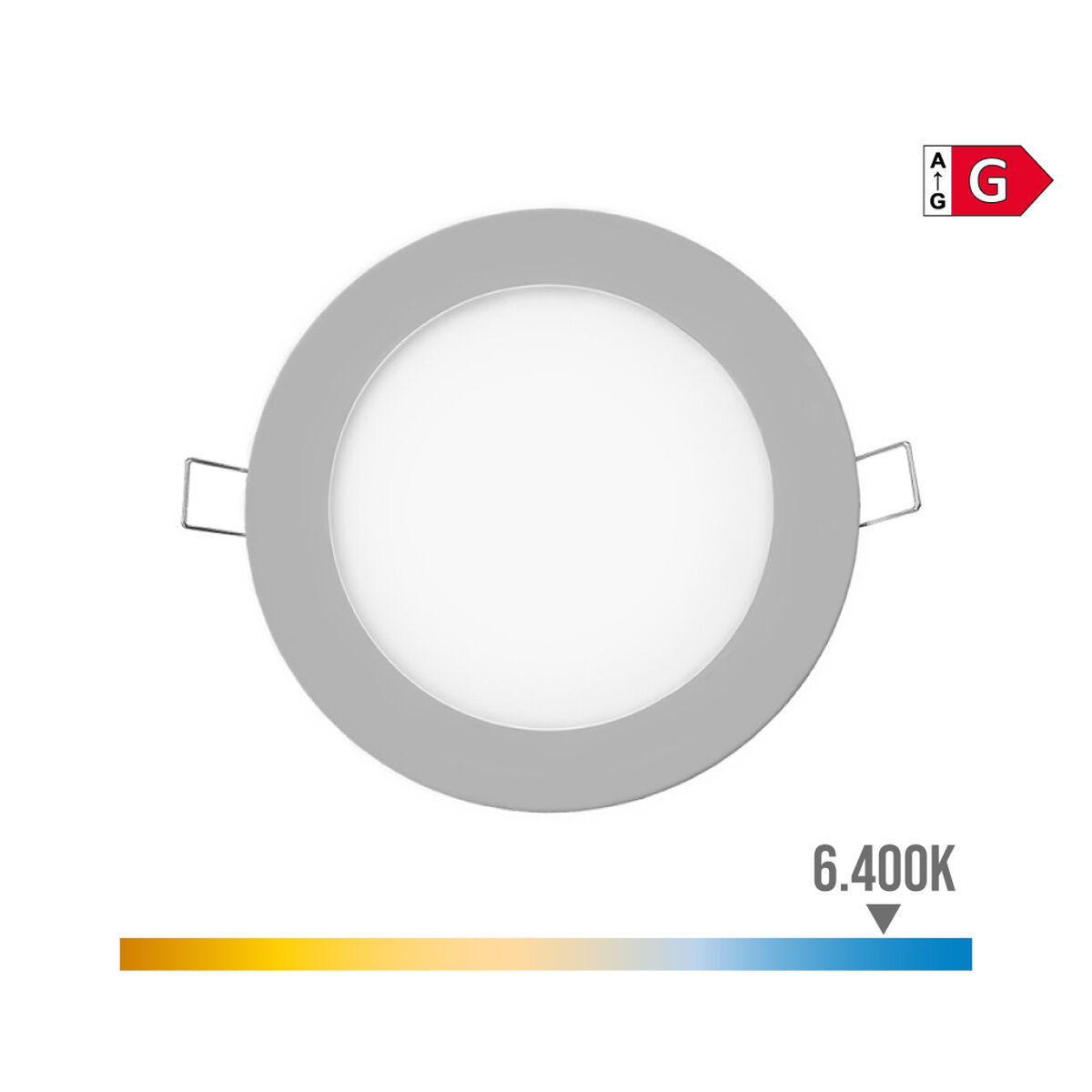 Inbyggt spotlight EDM 31603 Downlight A G 6 W 320 Lm (6400 K) - 4