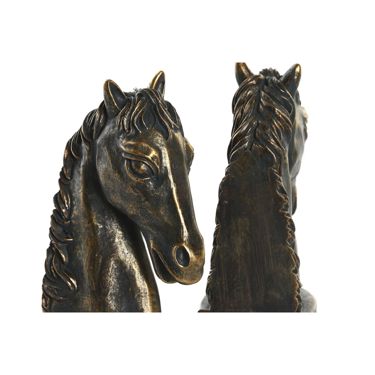 Könyvtámasz DKD Home Decor 23 x 9 x 19 cm Häst Harts - 2