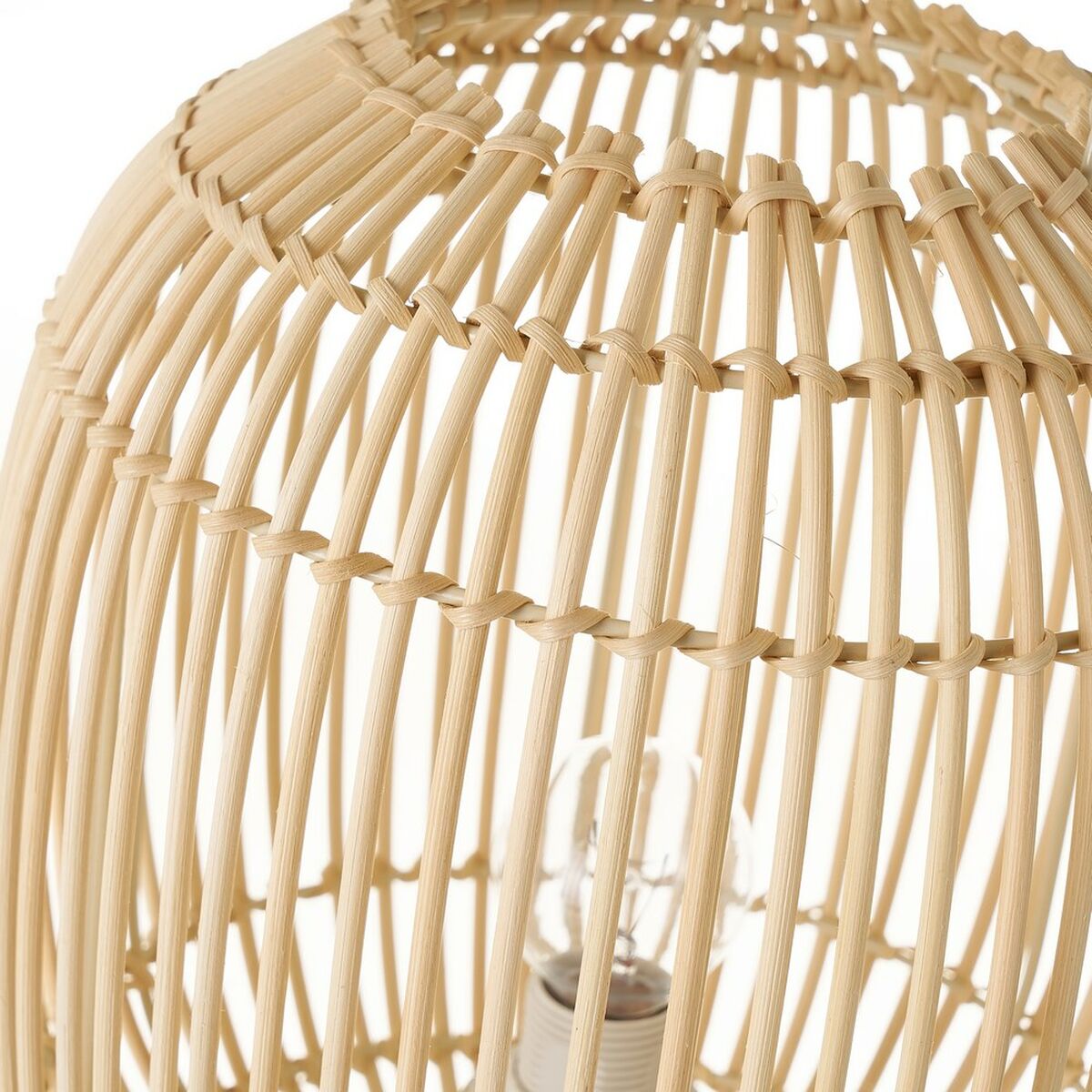 Bordslampa Naturell Metall Rattan 40 W 220-240 V 23 x 23 x 31 cm - 2