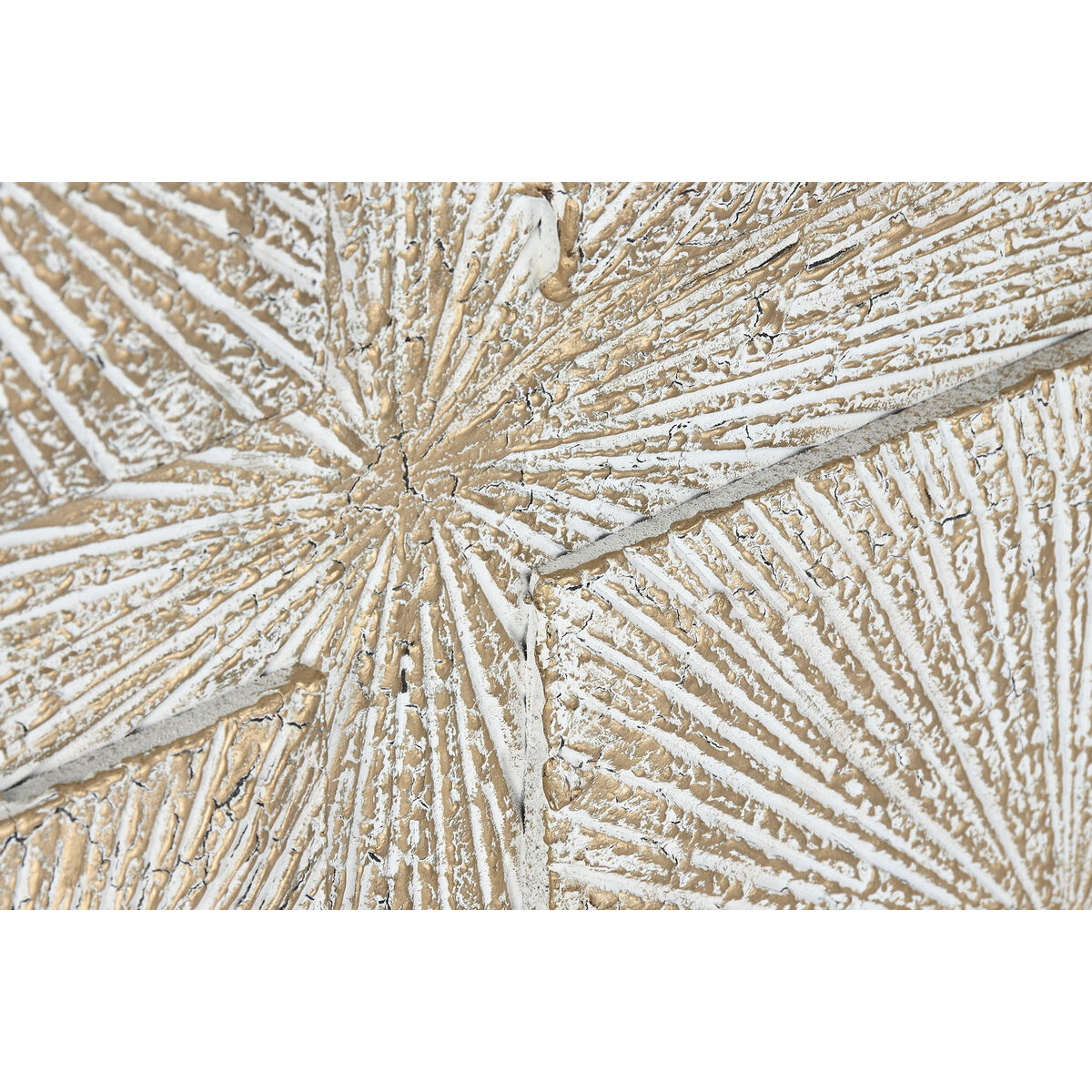 Väggdekoration Home ESPRIT Vit Gyllene Modern Avskalad 120 x 3,5 x 120 cm - 3