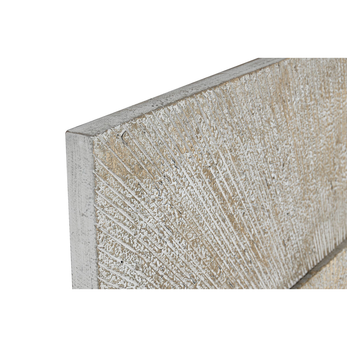 Väggdekoration Home ESPRIT Vit Gyllene Modern Avskalad 120 x 3,5 x 120 cm - 2