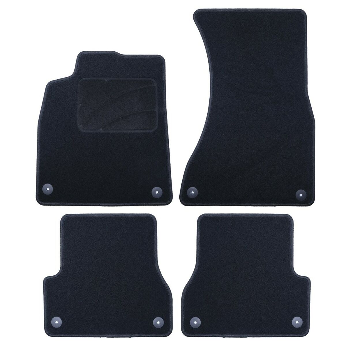 Set med bilgolvmattor OCC Motorsport OCCD0030 5 Delar