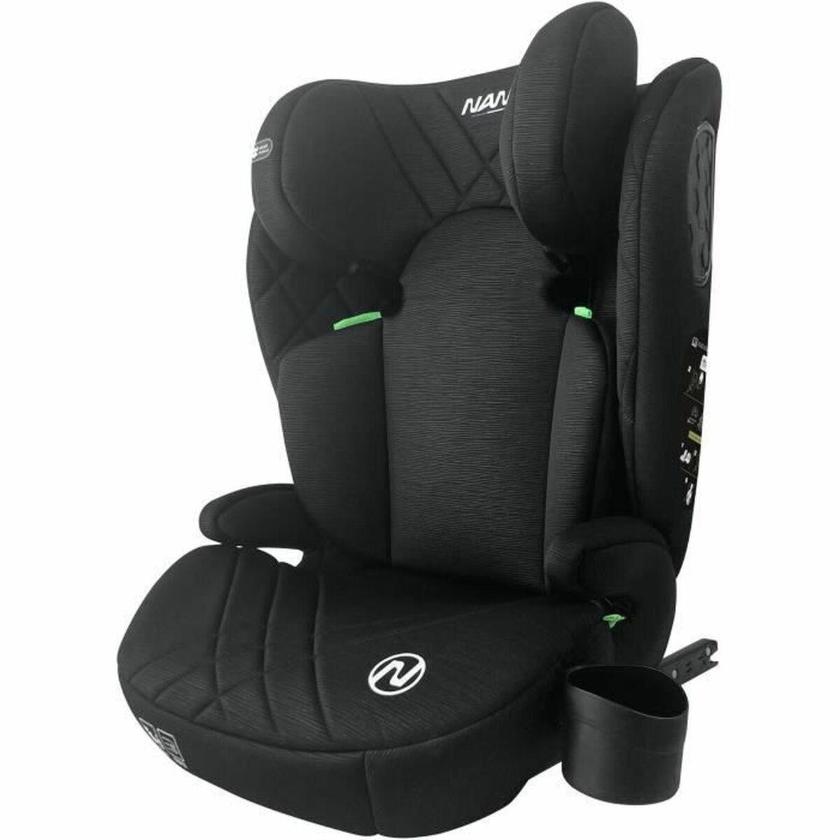 Bilstol Nania Svart ECE R129/04