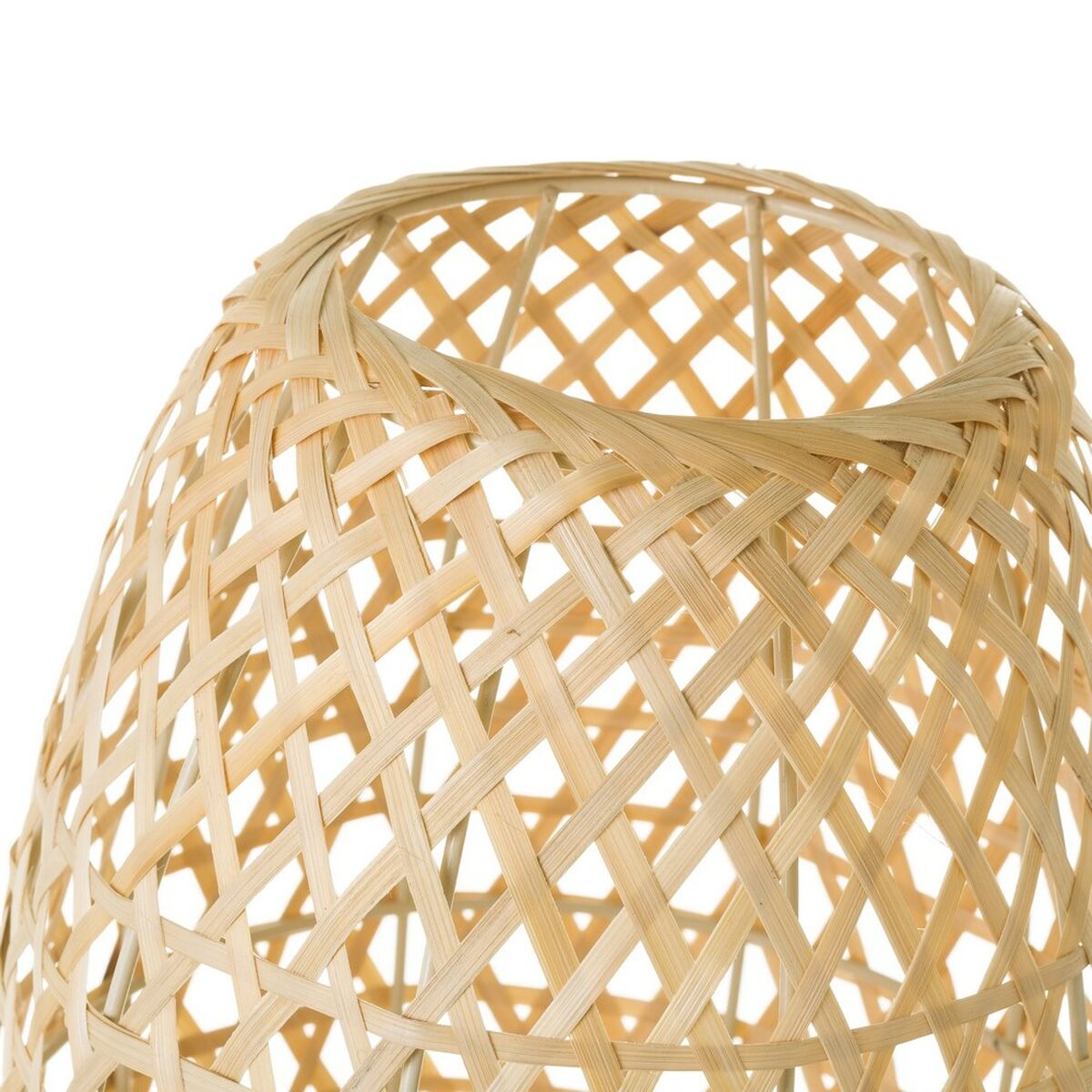 Bordslampa Naturell Metall Bambu 40 W 220-240 V 20 x 20 x 35 cm - 2