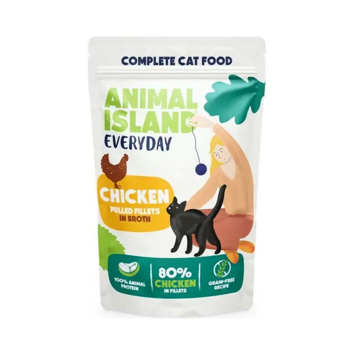 Kattmat ANIMAL ISLAND Chicken 4 x 85 g - 3