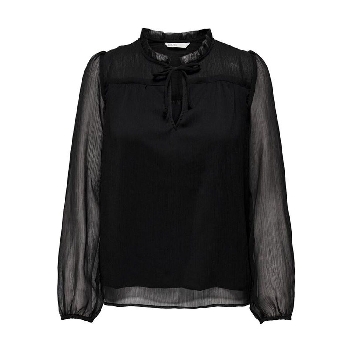 Blus Dam Only ditsy Blouse Kvinna Svart (L)