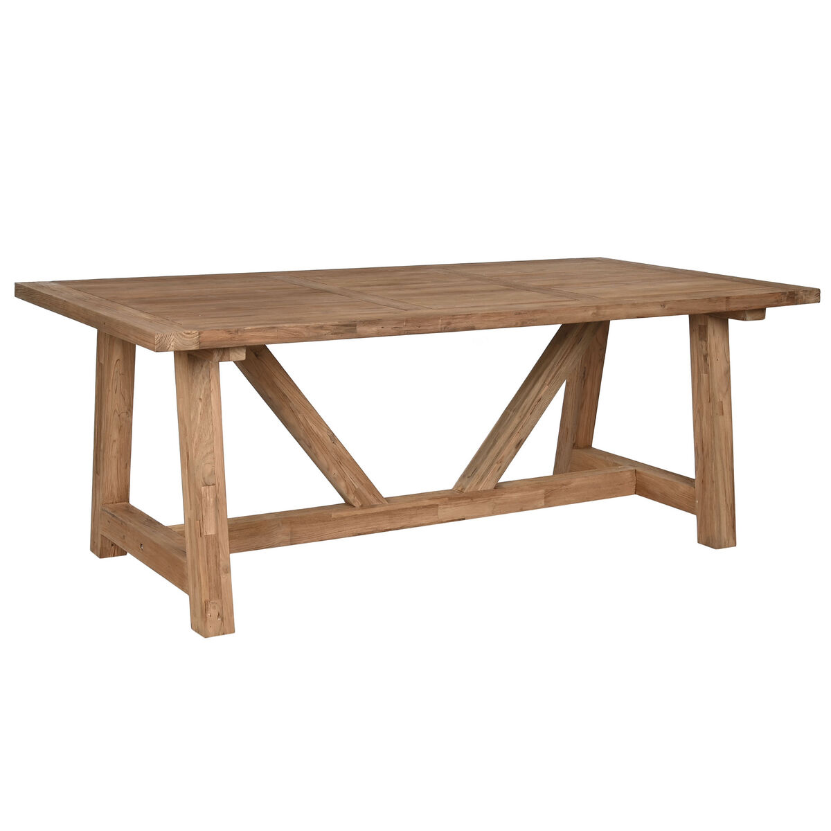 Matsalsbord Home ESPRIT Naturell teakträ 200 x 100 x 75 cm