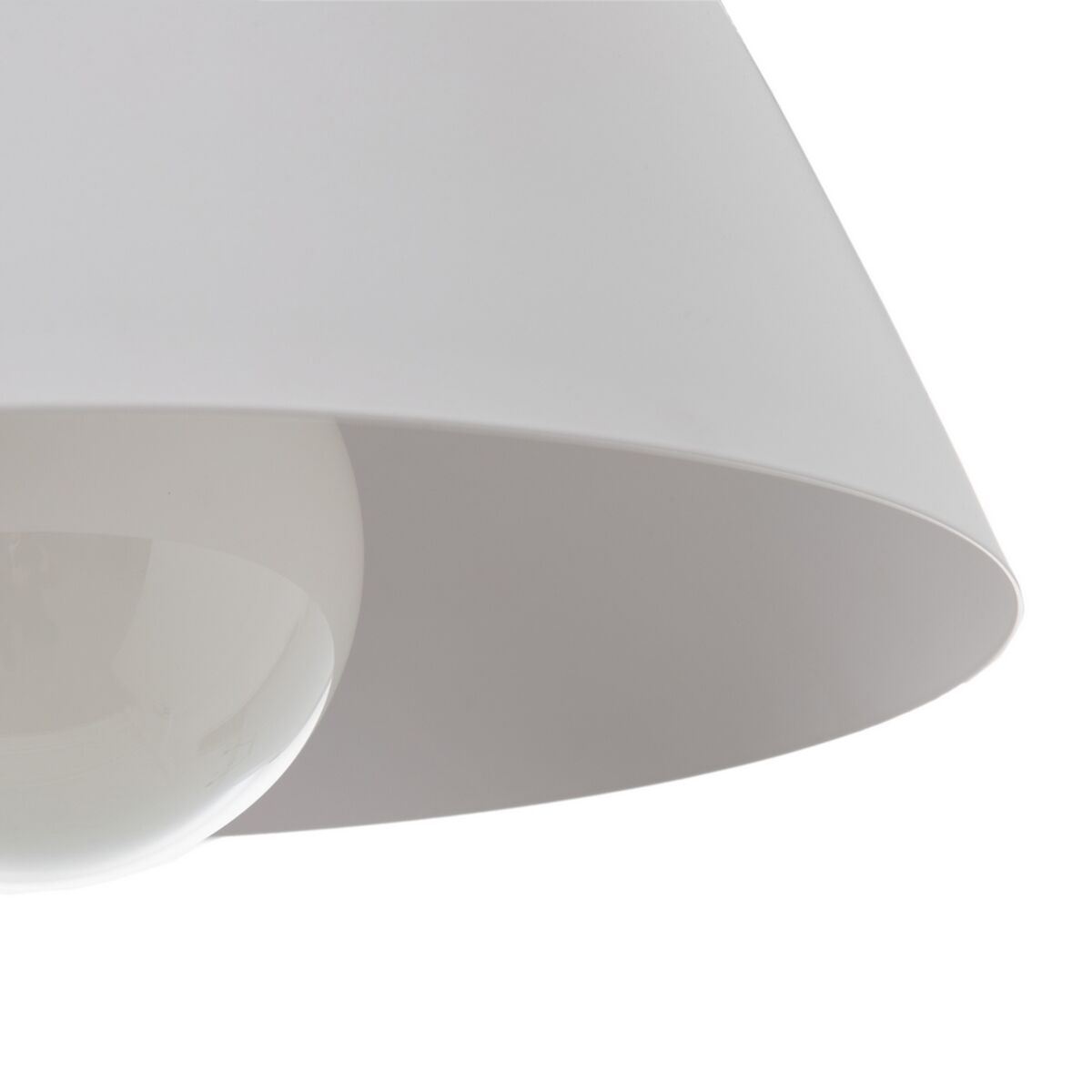Taklampa 27 x 27 x 32 cm Metall Vit Ø 10 cm - 6