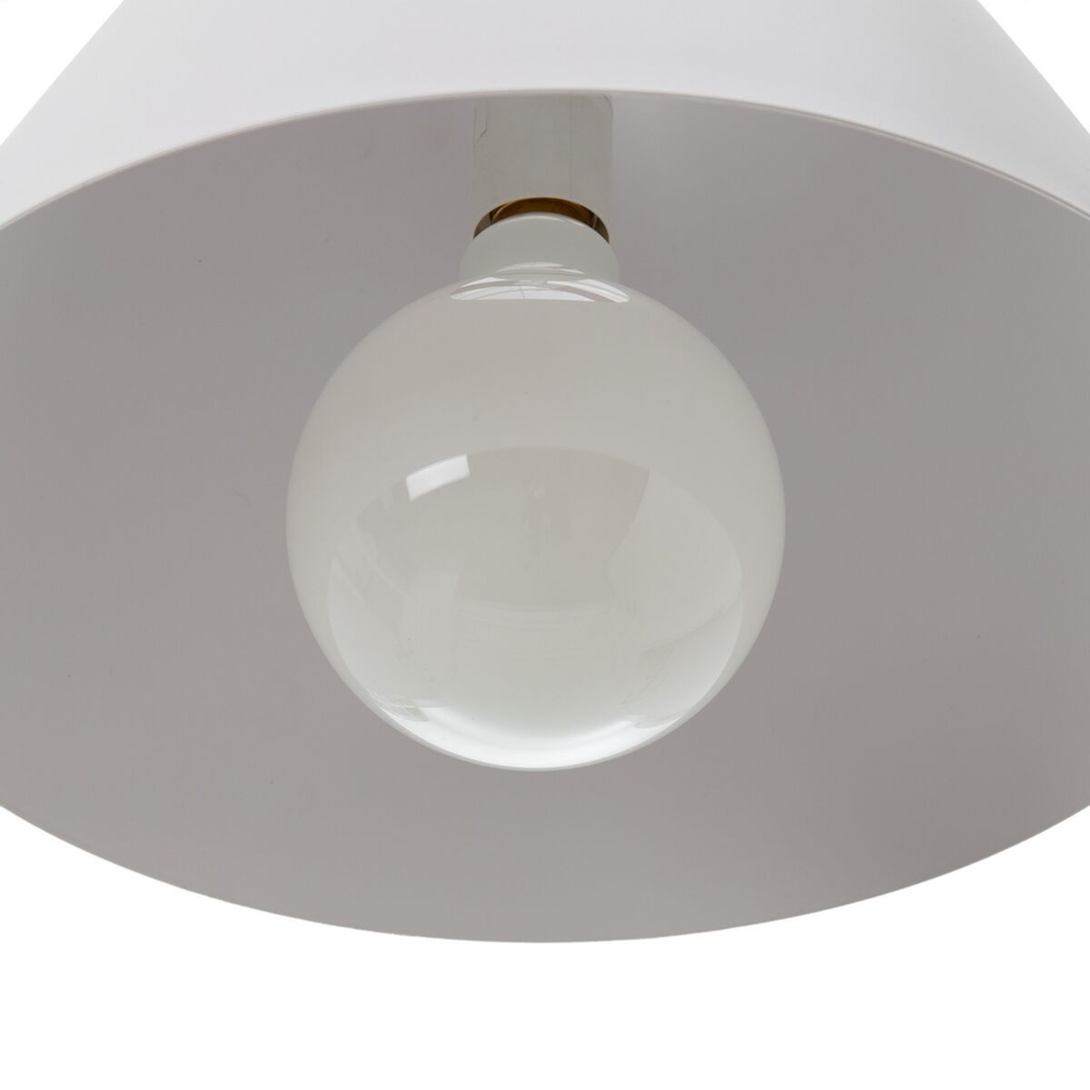 Taklampa 27 x 27 x 32 cm Metall Vit Ø 10 cm - 5