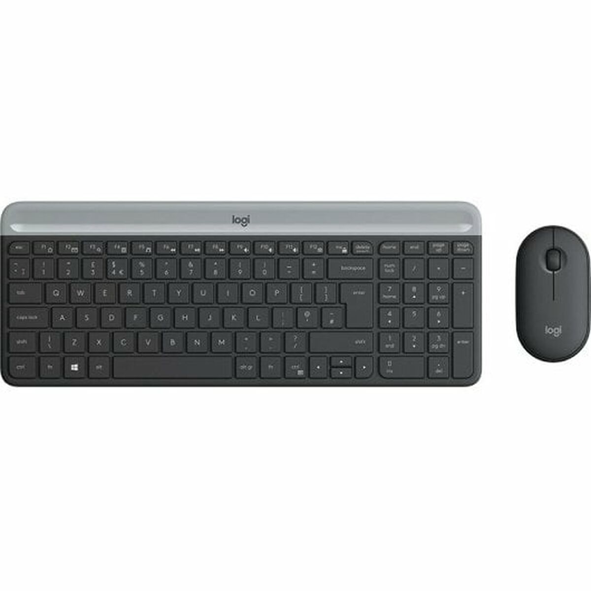 Tangentbord och Mus Logitech 920-009196 Svart QWERTY
