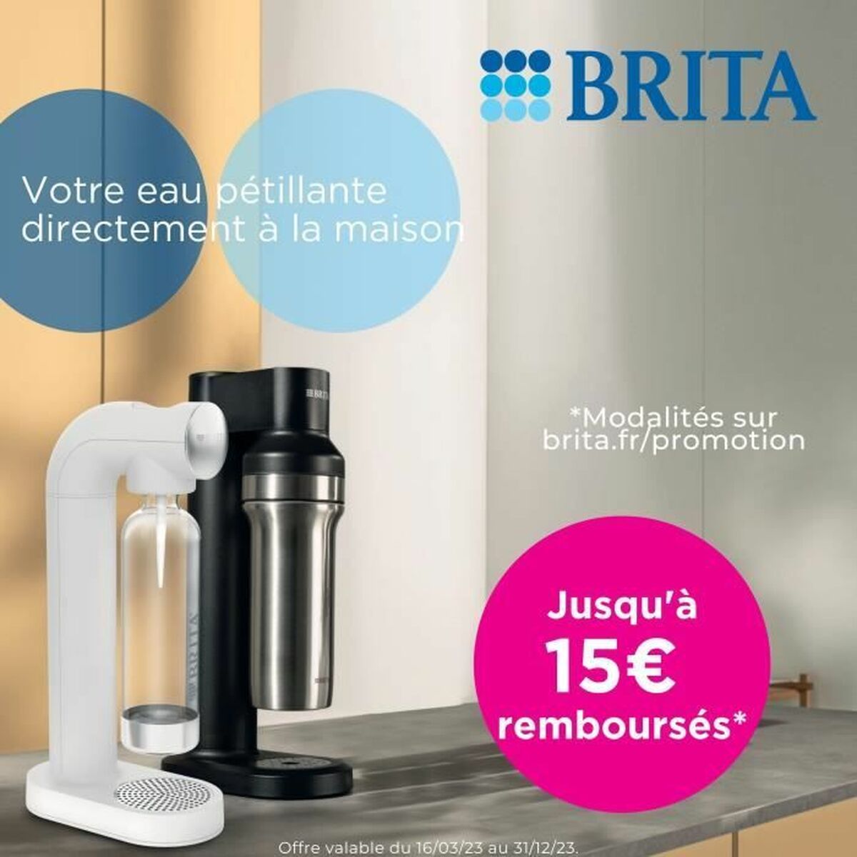 Sodamaskin Brita sodaTRIO noir - 2