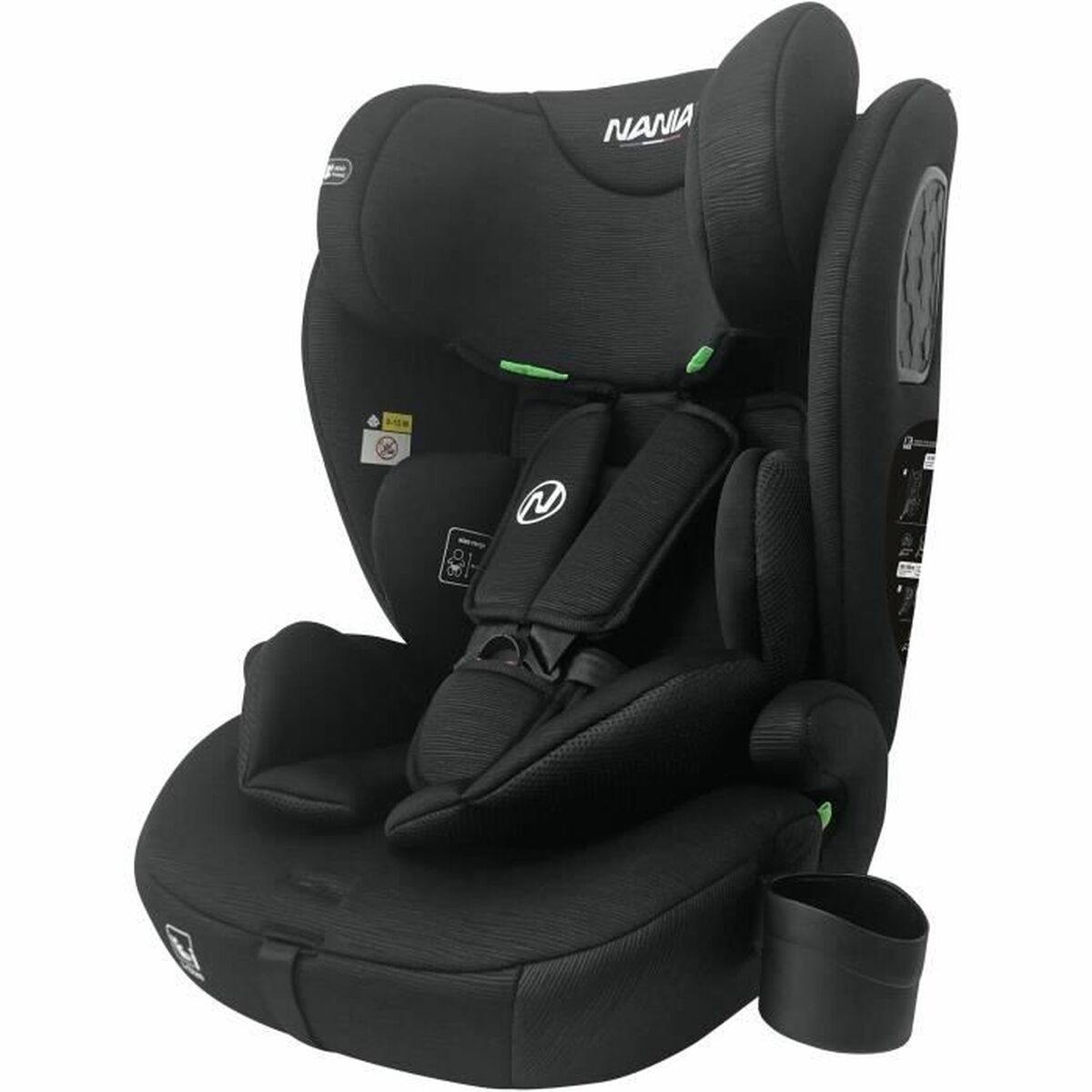 Bilstol Nania Svart ECE R129/04