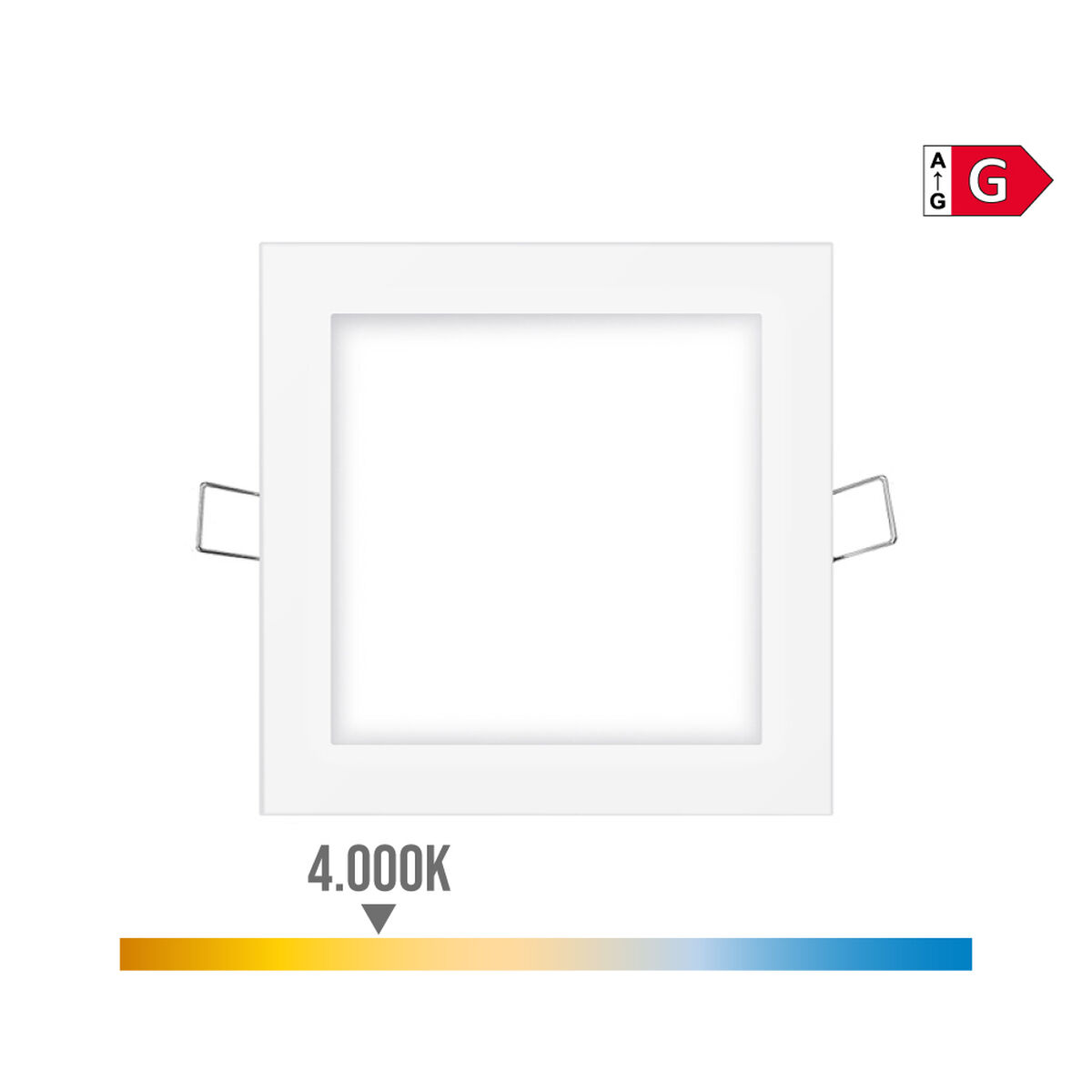 Inbyggt spotlight EDM 31606 Downlight A G 6 W 320 Lm (4000 K) - 4