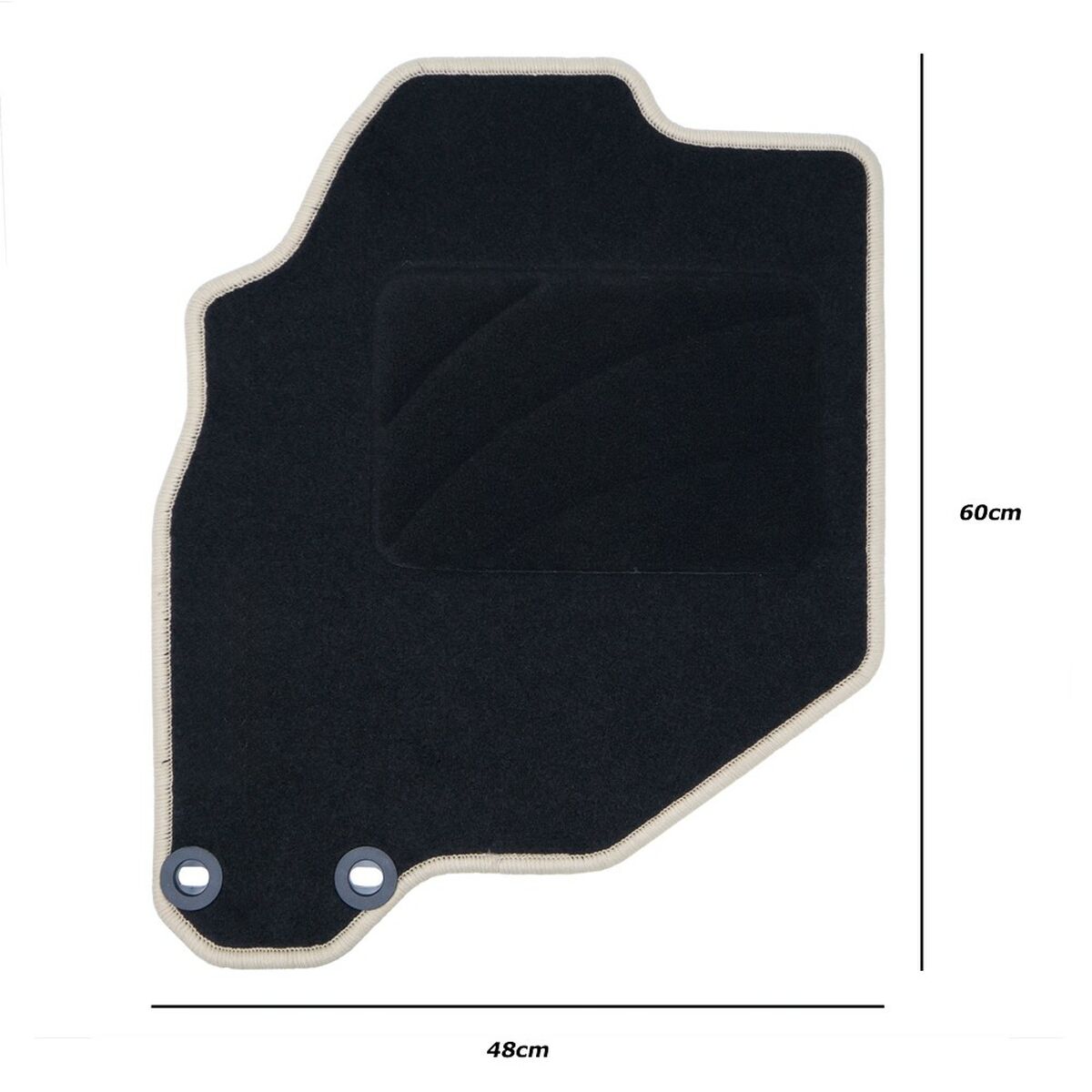 Set med bilgolvmattor OCC Motorsport OCCHN0022LOG 5 Delar - 3