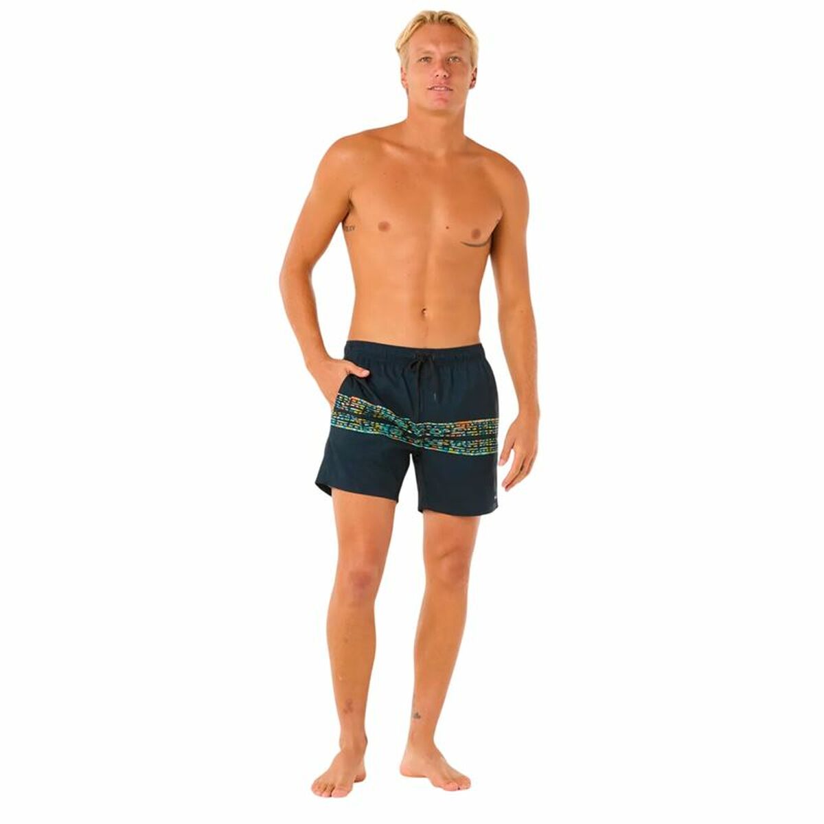 Baddräkt Herr Rip Curl Framed Volley Update Marinblå - 3