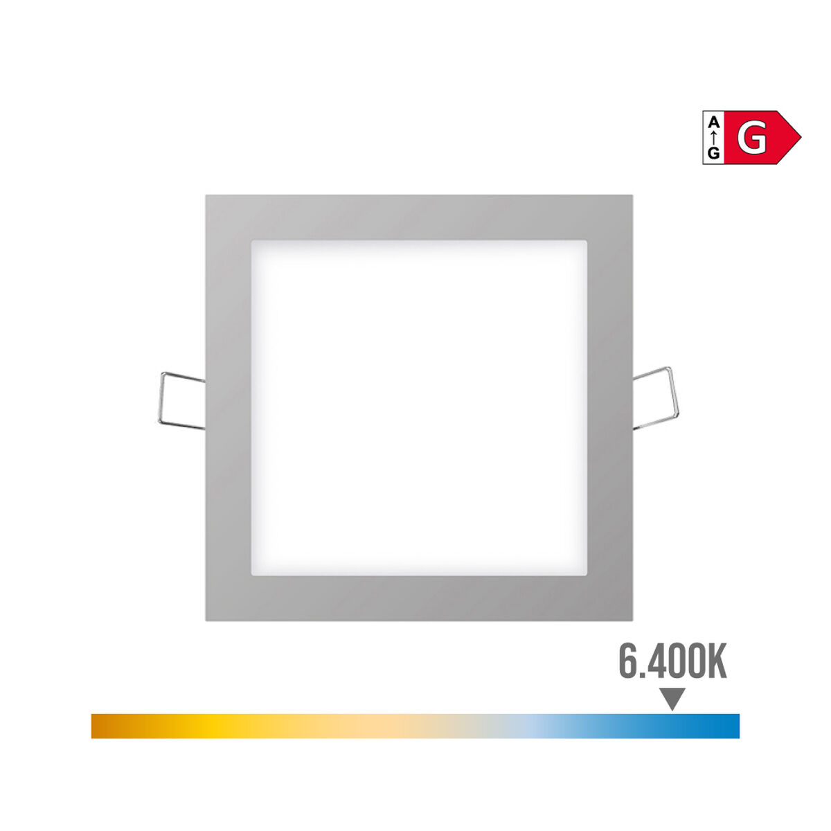 Inbyggt spotlight EDM 31607 Downlight A G 6 W 320 Lm (6400 K) - 4