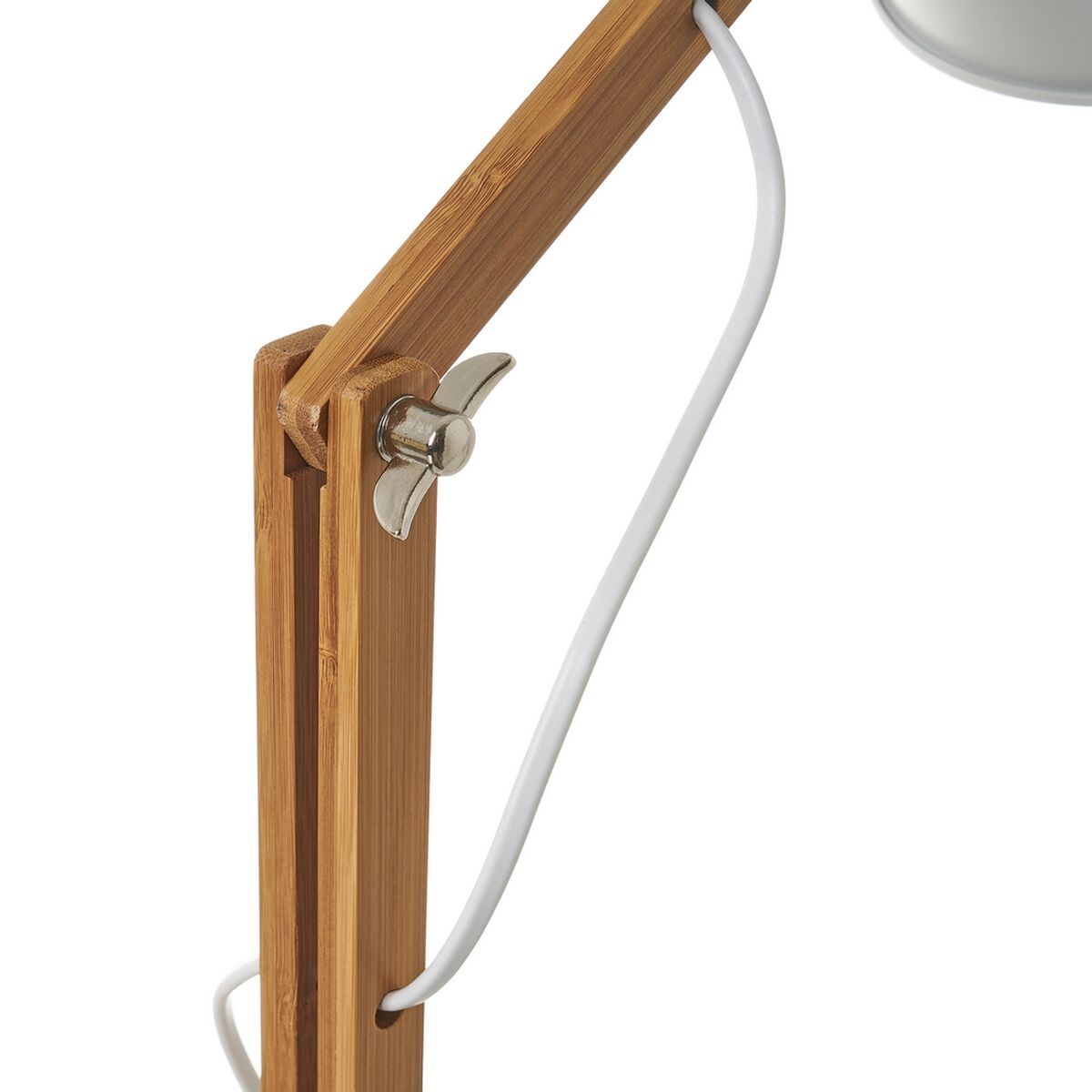 Flexo/skrivbordslampa Vit Naturell 37 x 16 x 41 cm - 2